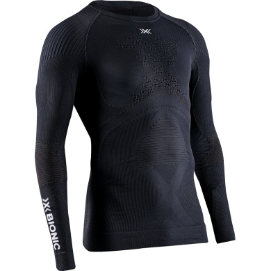 X-Bionic Funktions-Langarmshirt Rundhals Energy Accumulator 4.0 Unterwäsche schwarz/weiss Herren